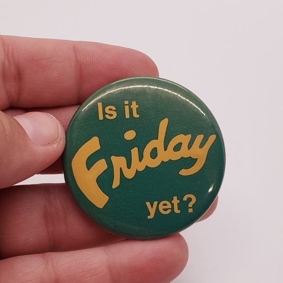 Lot of 2 pins Is it Friday Yet? He Bocci'd - Picture 2 of 6